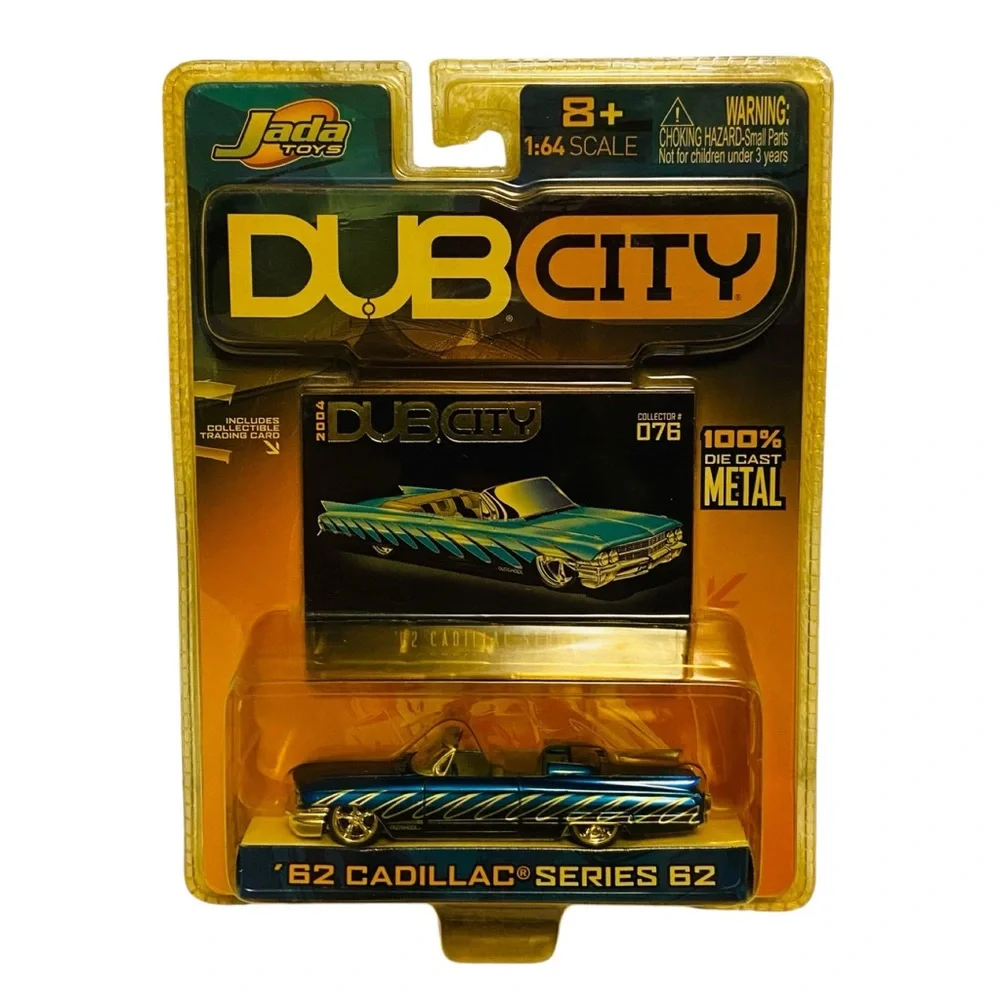 Jada Dub City 1962 Cadillac Series 62 Convertible Blue